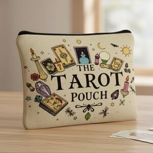NWT Whimsical Cosmetic Bag With Tarot Design
